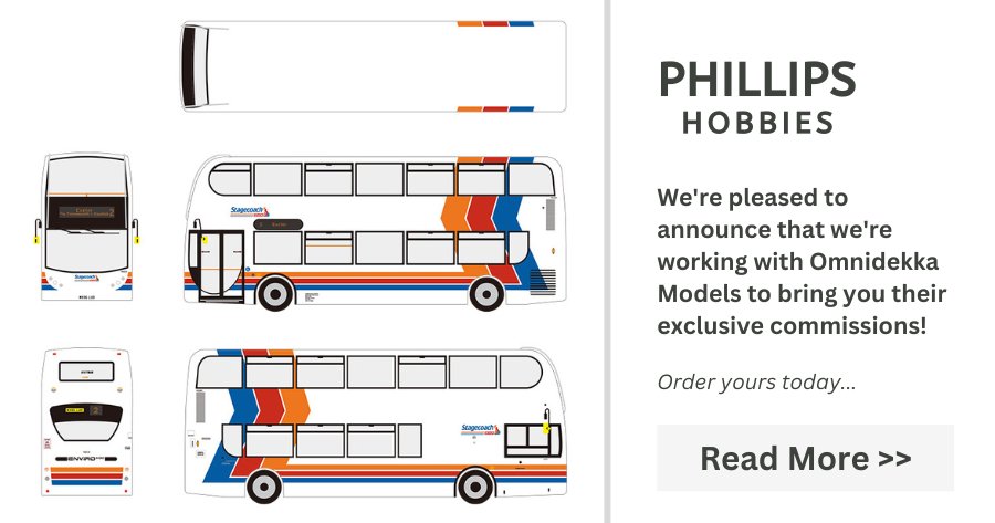 We're Stocking New Model Buses From Omnidekka Models - Phillips Hobbies