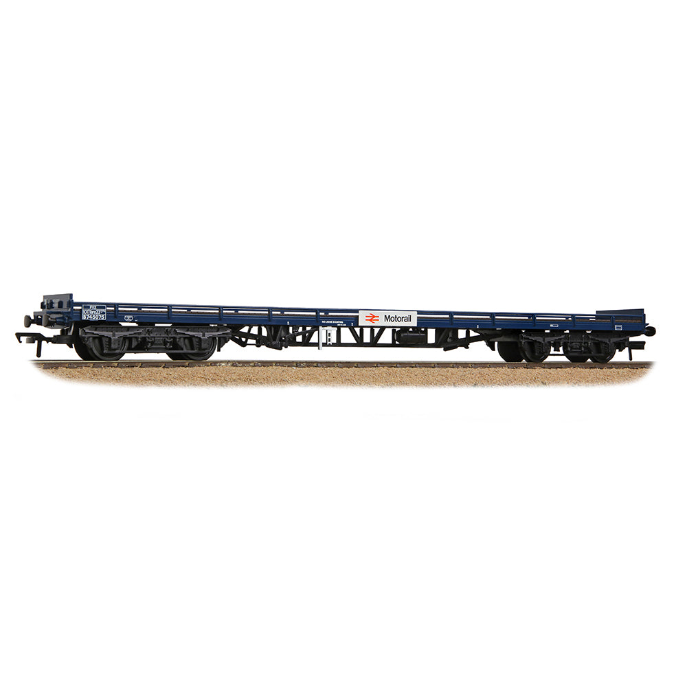 PRE-ORDER: Bachmann BR FVX Carflat Wagon BR Blue 'Motorail' - OO Gauge