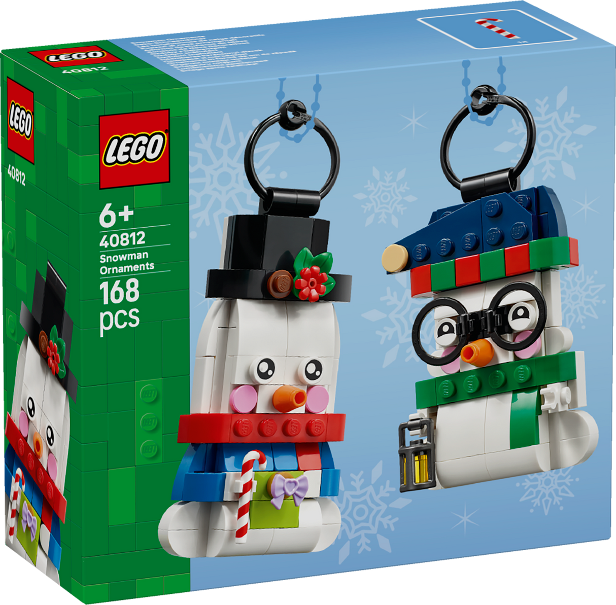 LEGO® Snowman Ornaments Christmas Decor Holiday Decorations 40812