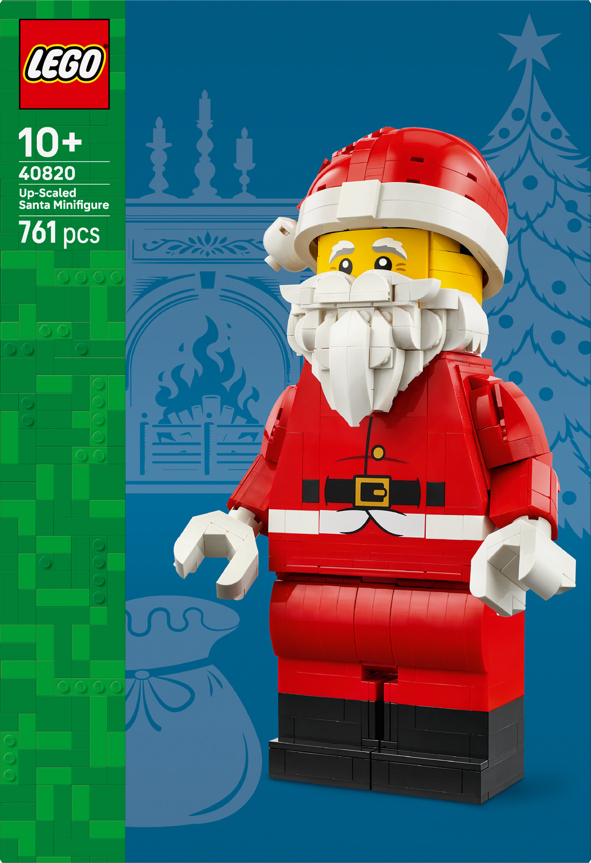 LEGO® Up-Scaled Santa Minifigure Christmas Toy Decoration 40820