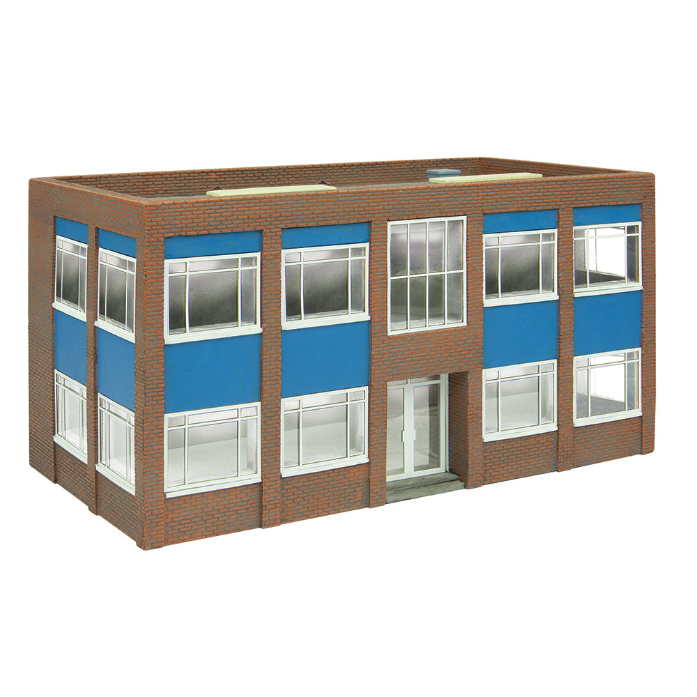 PRE-ORDER: Bachmann Scenecraft Two Storey Office Block - Blue