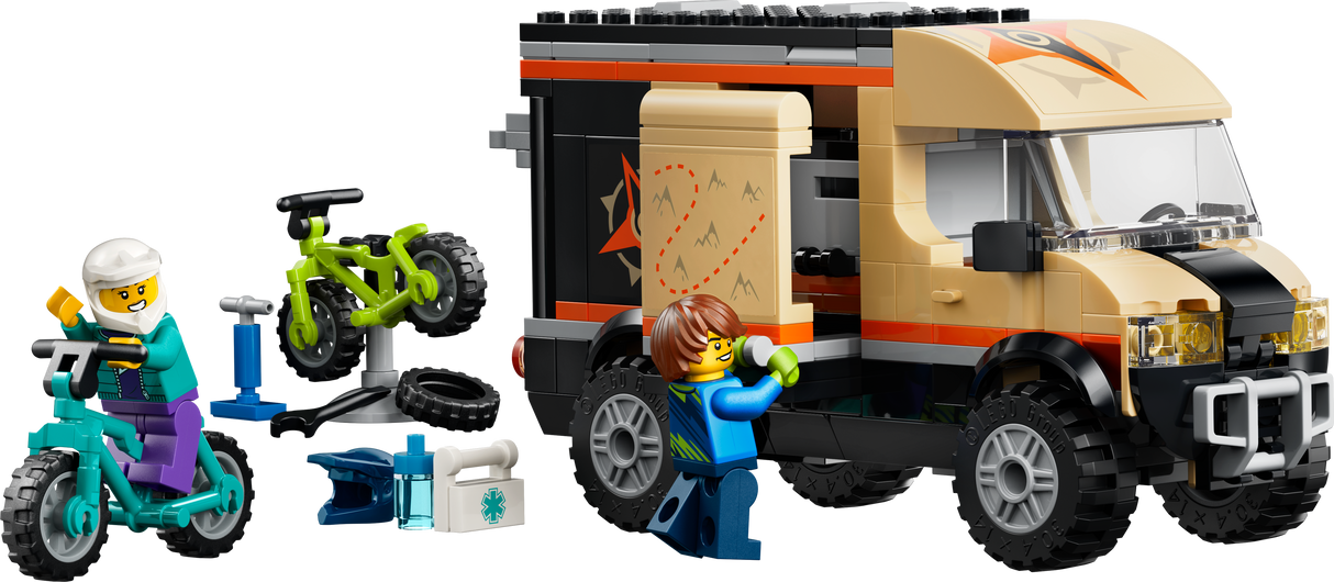 LEGO City Mountain Bike Adventure Van Building Toy 60512