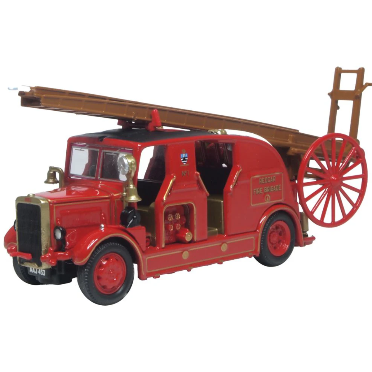 Oxford Diecast 76LC004 Leyland Cub FK7 Redcar Fire Brigade - 1:76 Scale