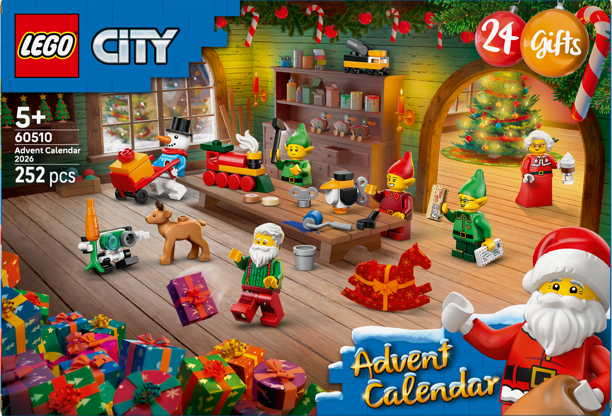 LEGO® City Advent Calendar 2026 Santa’s Workshop Toy 60510
