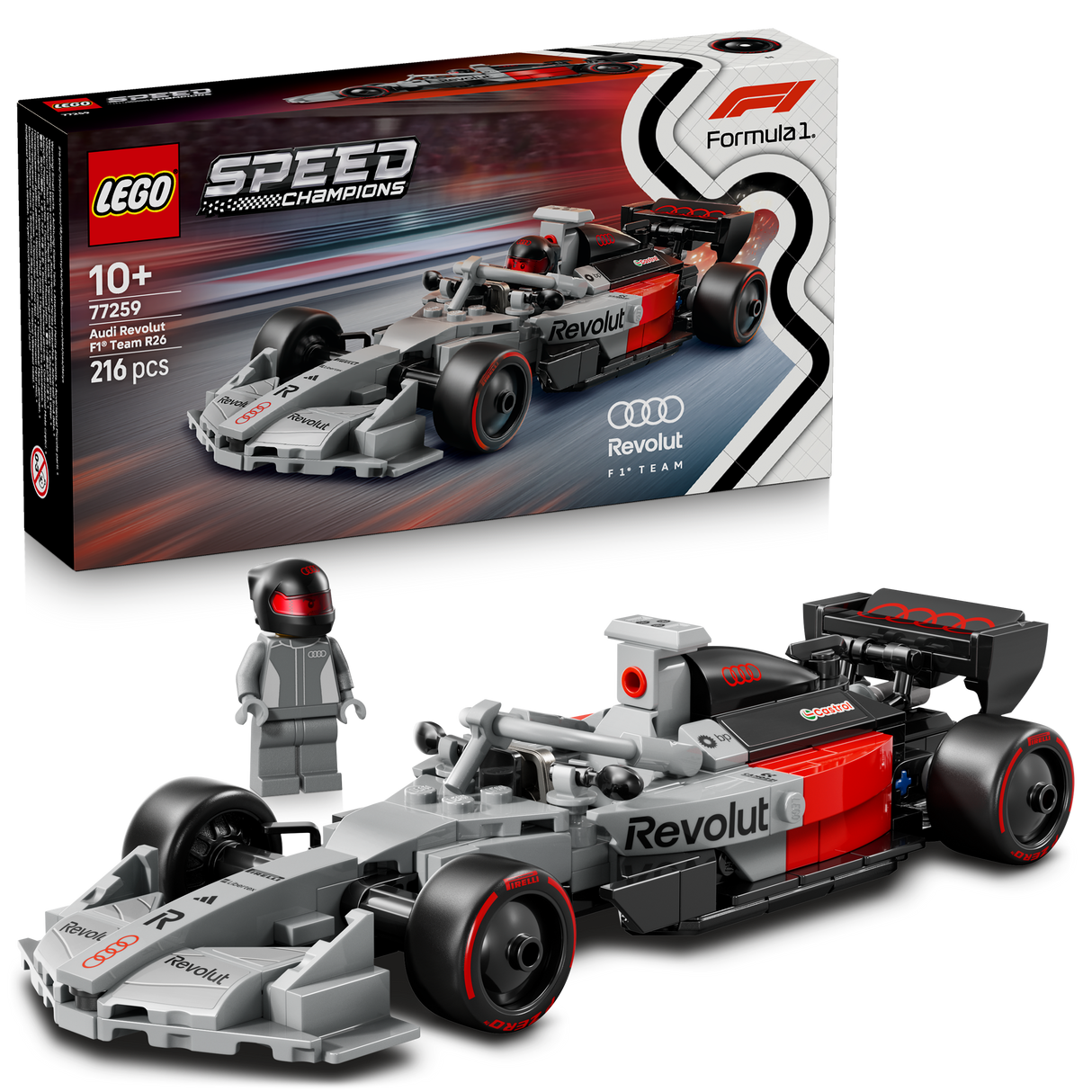 LEGO Speed Champions Audi Revolut F1 Team R26 Race Car 77259