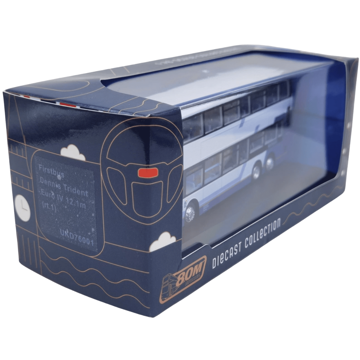 80M Dennis Trident Enviro500 Euro IV 12.1M - First Bus Aberdeen 1 Danestone - Phillips Hobbies