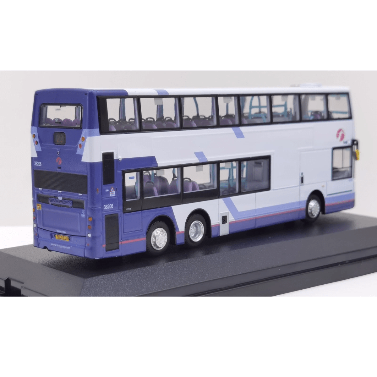 80M Dennis Trident Enviro500 Euro IV 12.1M - First Bus Aberdeen Dennis 23 Sheddocksley - Phillips Hobbies