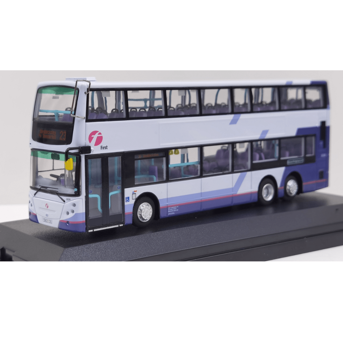 80M Dennis Trident Enviro500 Euro IV 12.1M - First Bus Aberdeen Dennis 23 Sheddocksley - Phillips Hobbies