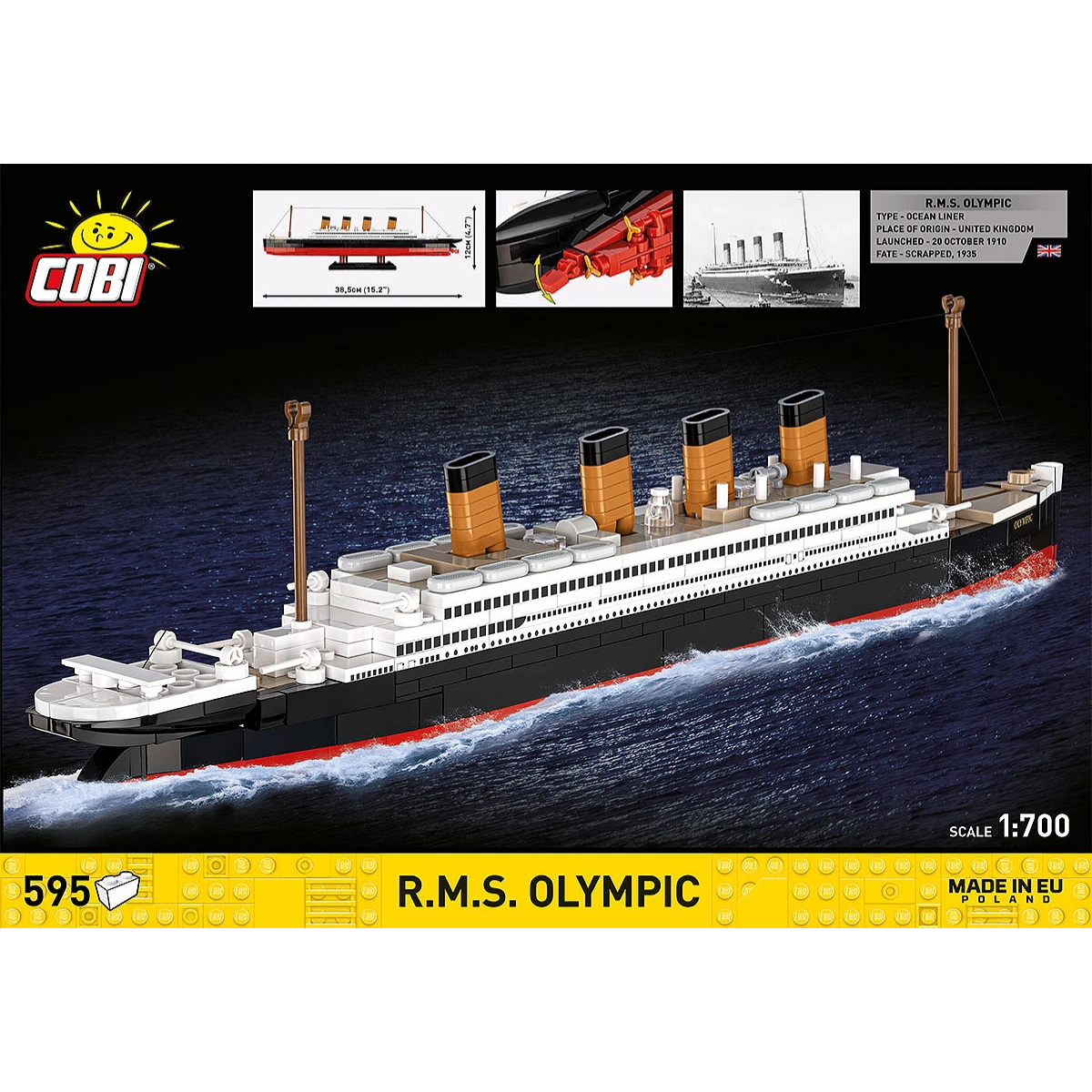 COBI Bricks RMS Olympic Building Toy Set