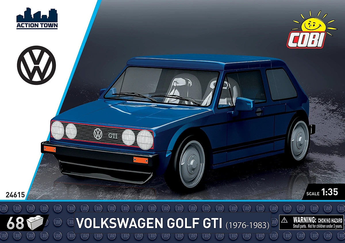 Cobi Bricks Volkswagen Golf GTI (1976-1983) Construction Toy Set