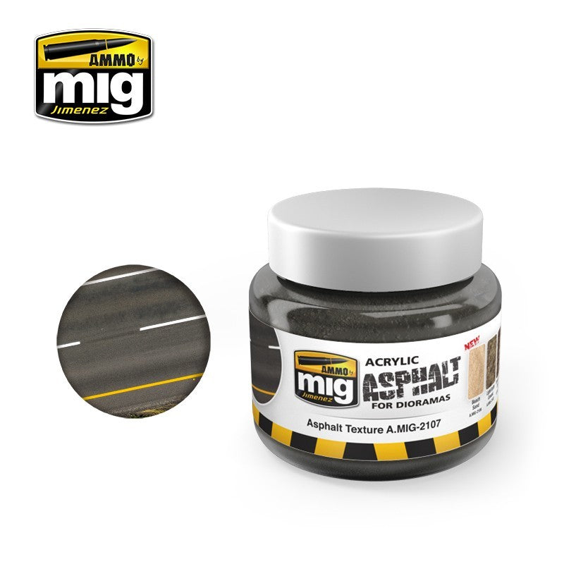 Ammo MIG Asphalt Ground Texture 250ml