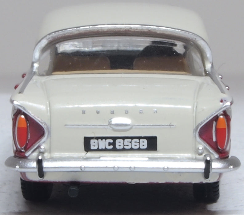 Oxford Diecast 76HS002 Humber Sceptre Mk1 Pippin Red/Pearl Grey - 1:76 Scale