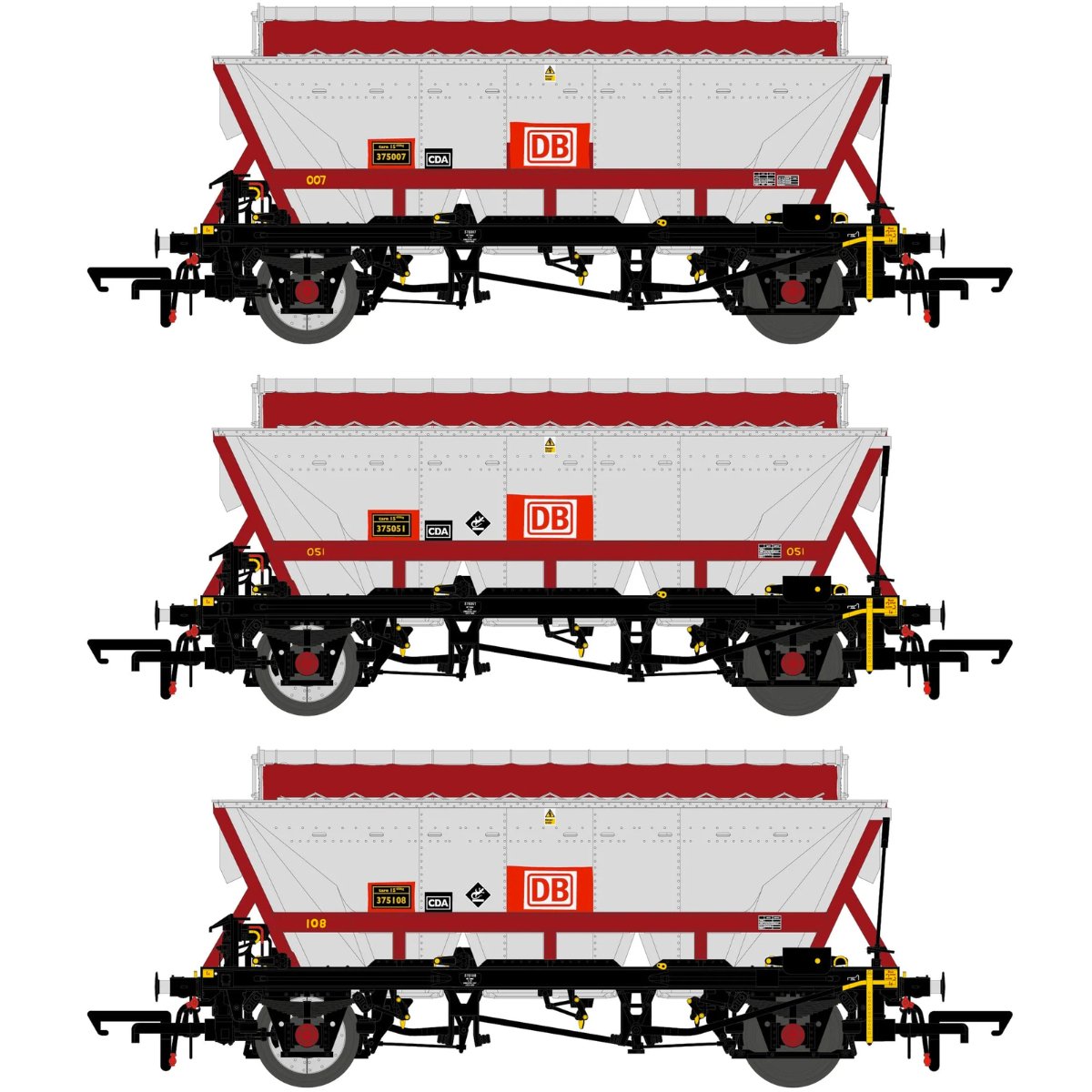 Accurascale CDA DB Triple Wagon Pack 2 - Phillips Hobbies