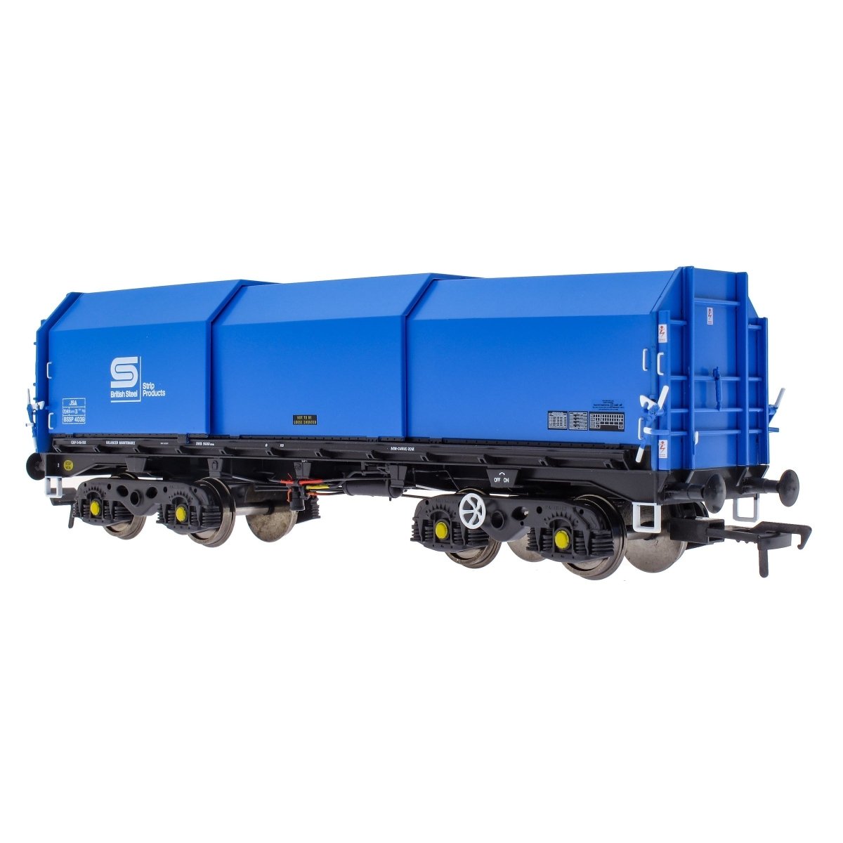 Accurascale JSA Bogie Covered Steel Wagon Twin Pack - British Steel 2 - Phillips Hobbies