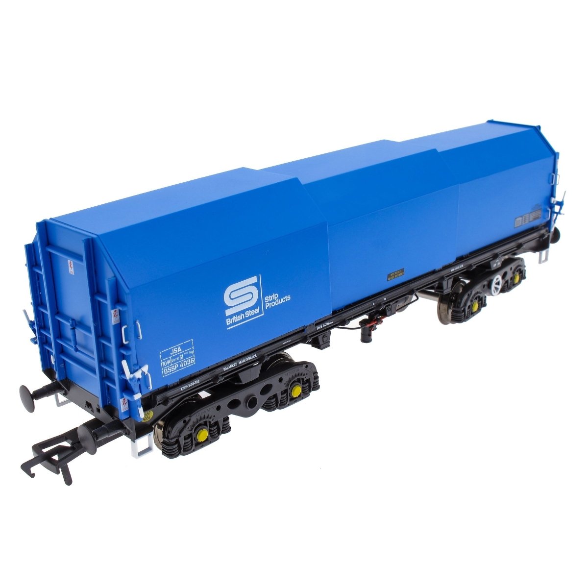 Accurascale JSA Bogie Covered Steel Wagon Twin Pack - British Steel 2 - Phillips Hobbies