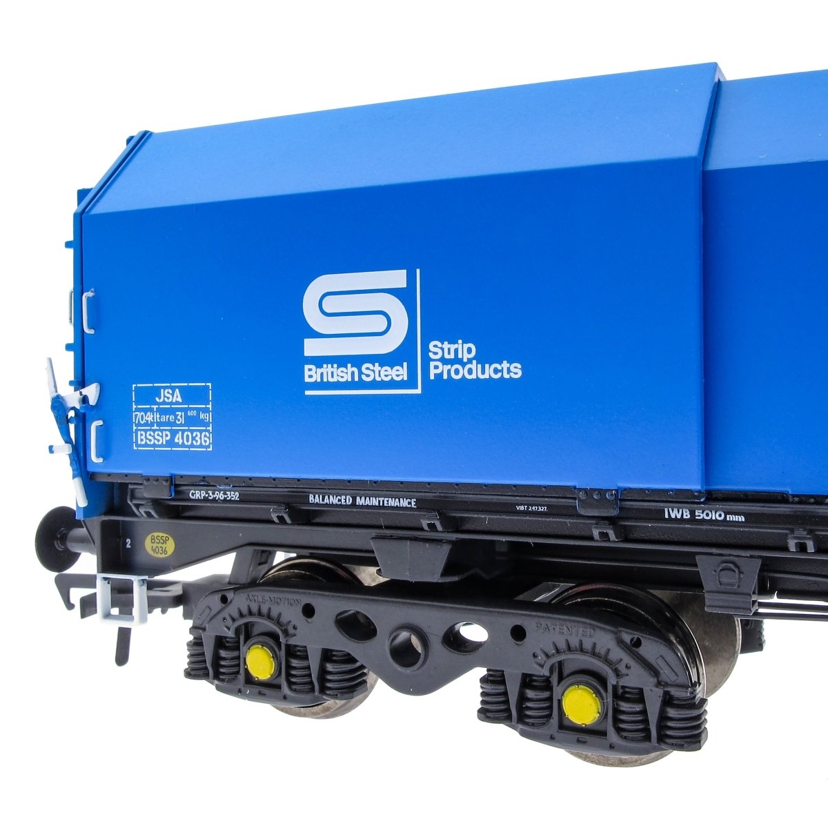 Accurascale JSA Bogie Covered Steel Wagon Twin Pack - British Steel 2 - Phillips Hobbies