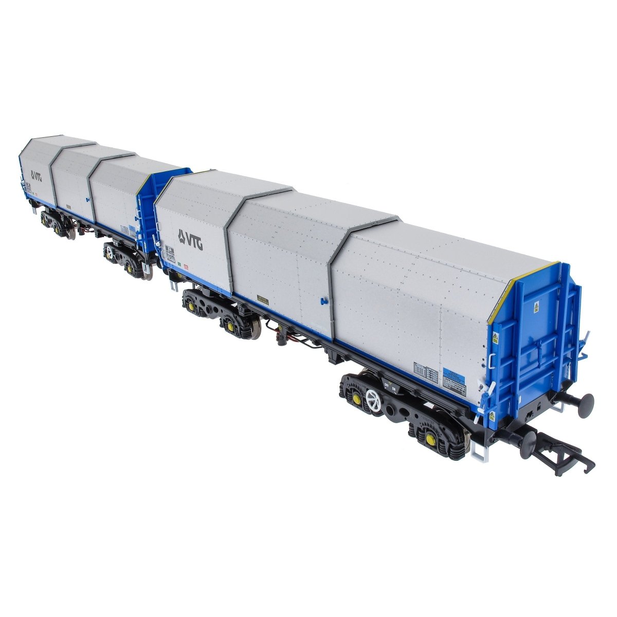 Accurascale JSA Bogie Covered Steel Wagon Twin Pack - VTG 1 - Phillips Hobbies