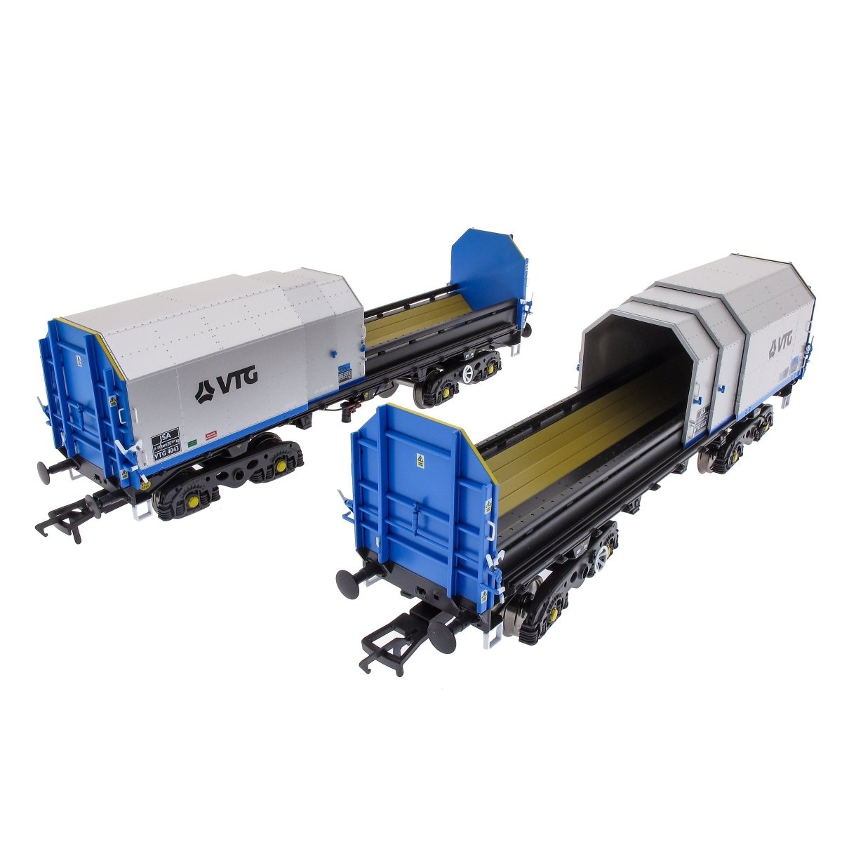 Accurascale JSA Bogie Covered Steel Wagon Twin Pack - VTG 3 - Phillips Hobbies