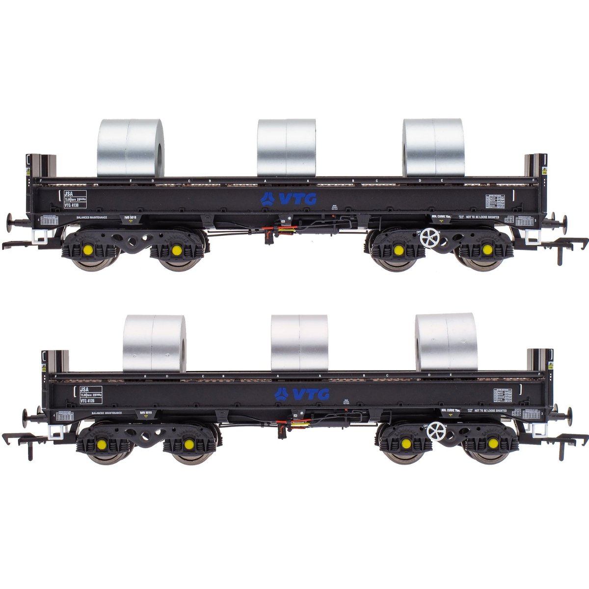 Accurascale JSA Bogie Open Steel Wagon Twin Pack - VTG 3 - Phillips Hobbies