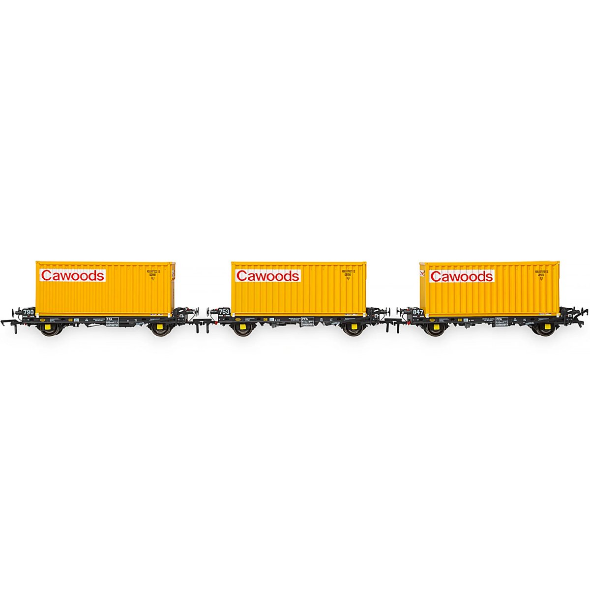 Accurascale PFA - Cawoods Coal Containers U - Phillips Hobbies