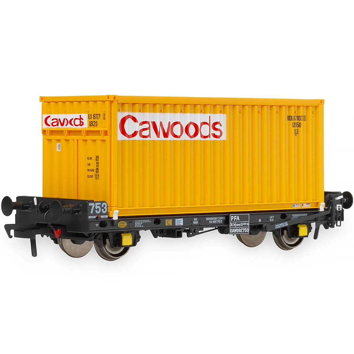 Accurascale PFA - Cawoods Coal Containers U - Phillips Hobbies