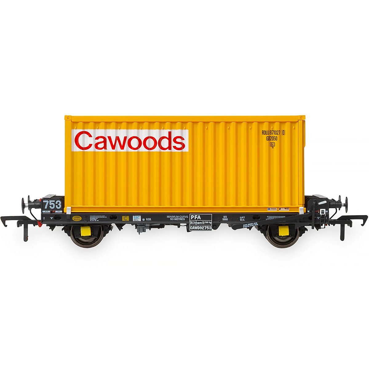 Accurascale PFA - Cawoods Coal Containers U - Phillips Hobbies
