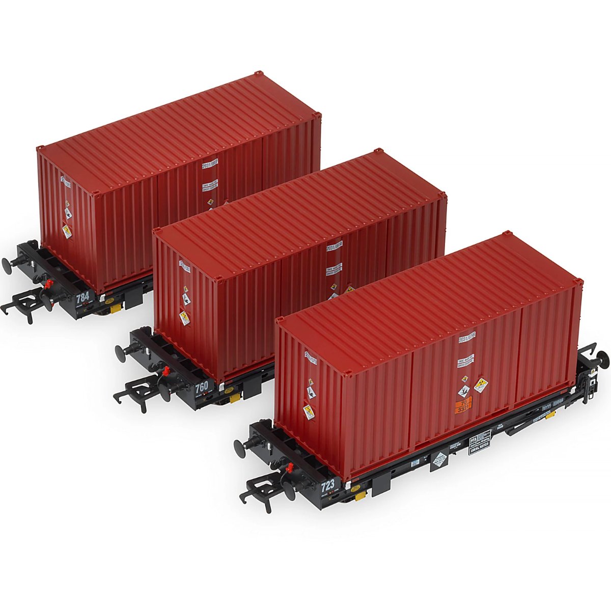 Accurascale PFA - DRS LLNW - 2031 Container Pack 5 - Phillips Hobbies