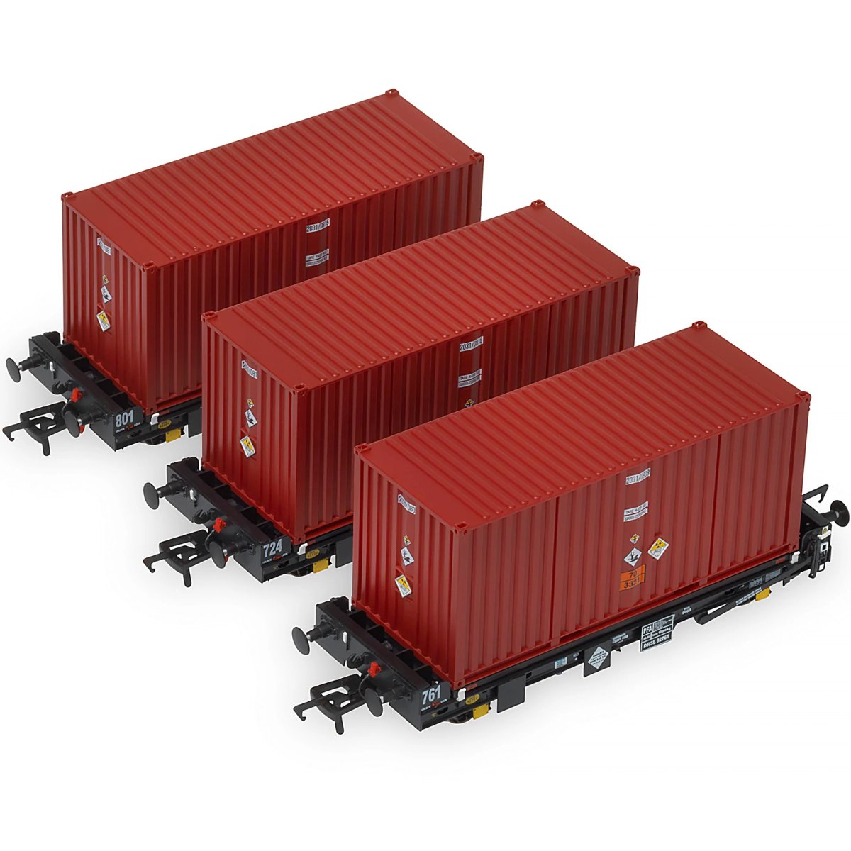 Accurascale PFA - DRS LLNW - 2031 Container Pack 6 - Phillips Hobbies