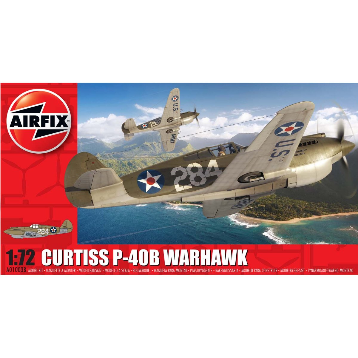 Airfix A01003B Curtiss P-40B Warhawk 1:72 - Phillips Hobbies
