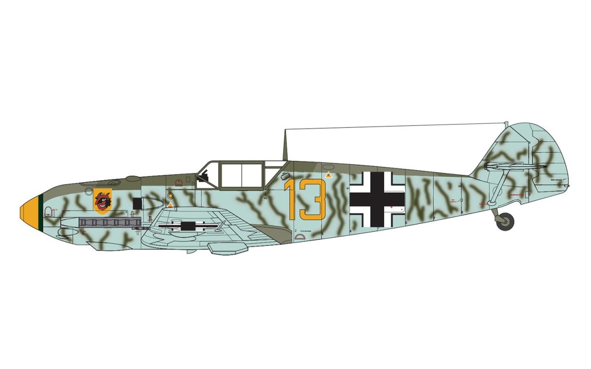 Airfix A01008A Messerschmitt Bf109E-4 1:72 - Phillips Hobbies