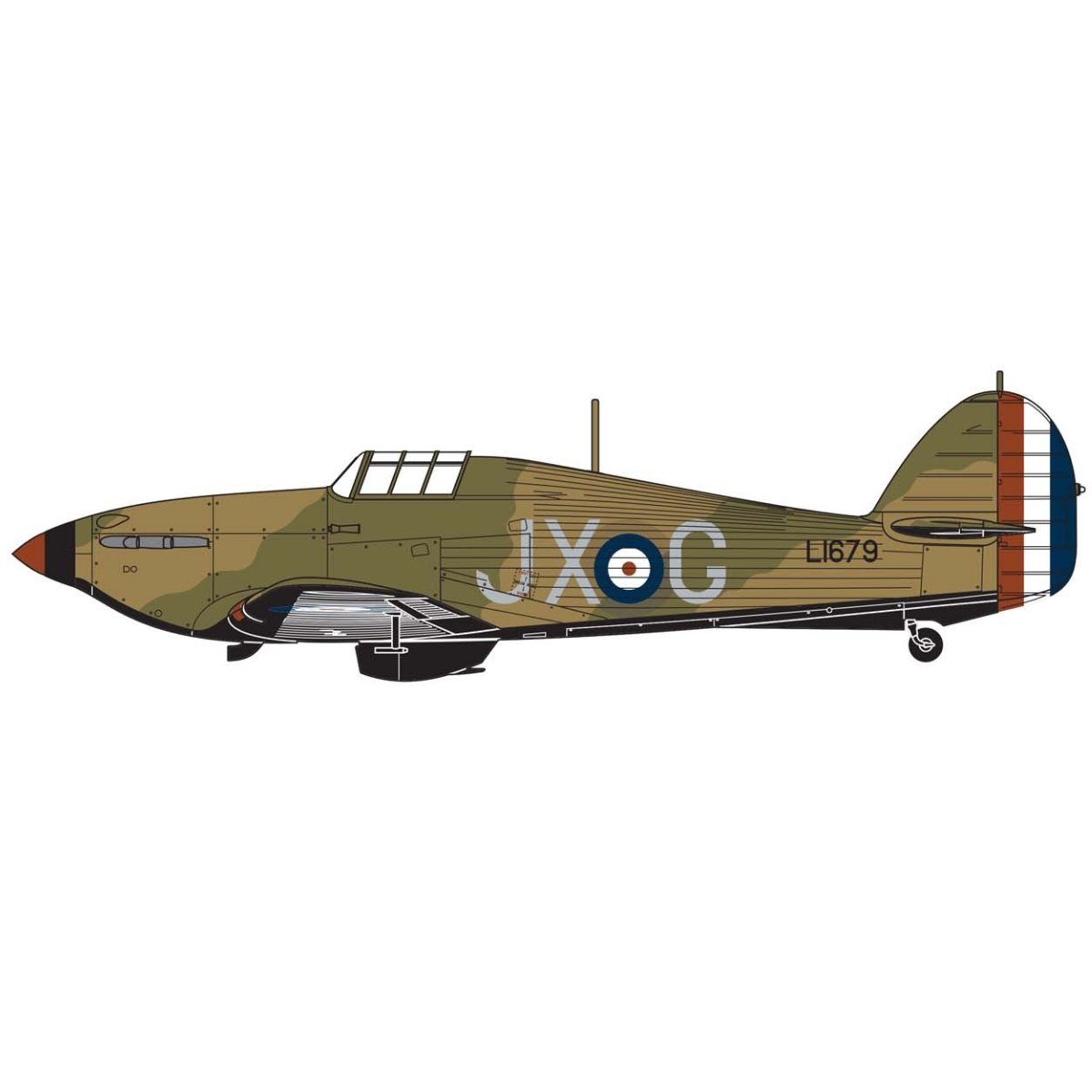 Airfix A01010A Hawker Hurricane Mk.I Aircraft 1:72 - Phillips Hobbies