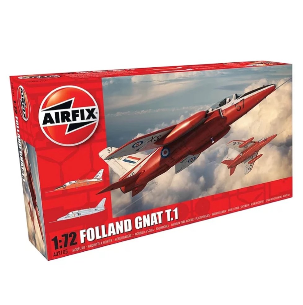 Airfix A02105 Folland Gnat T.1 1:72 - Phillips Hobbies