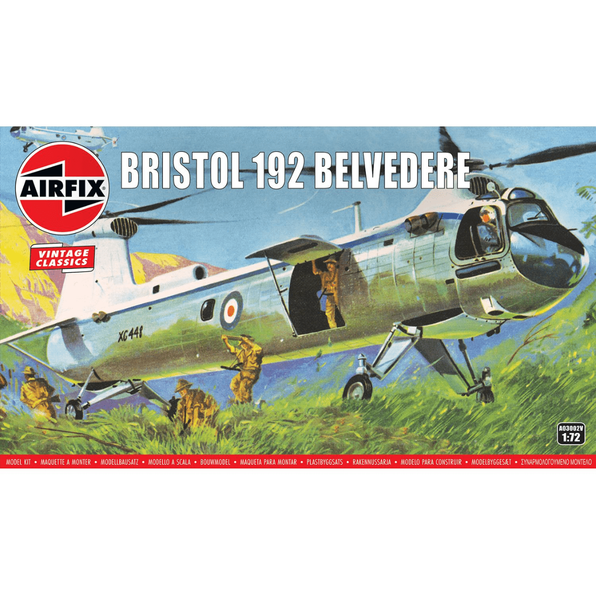 Airfix A03002V Bristol 192 Belvedere Plastic Kit 1:72 Scale - Phillips Hobbies