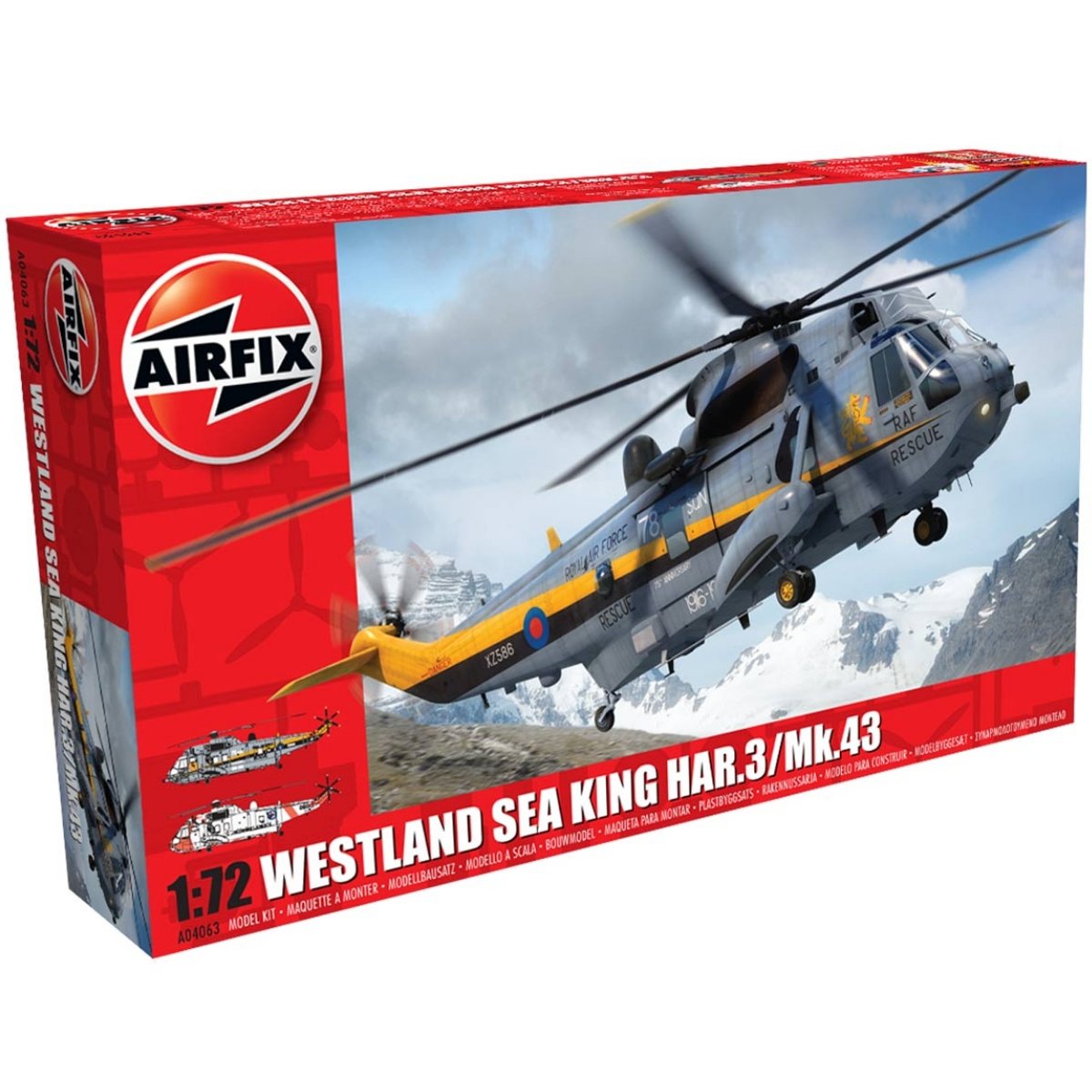Airfix A04063 Westland Sea King HAR.3/Mk.43 1:72 - Phillips Hobbies
