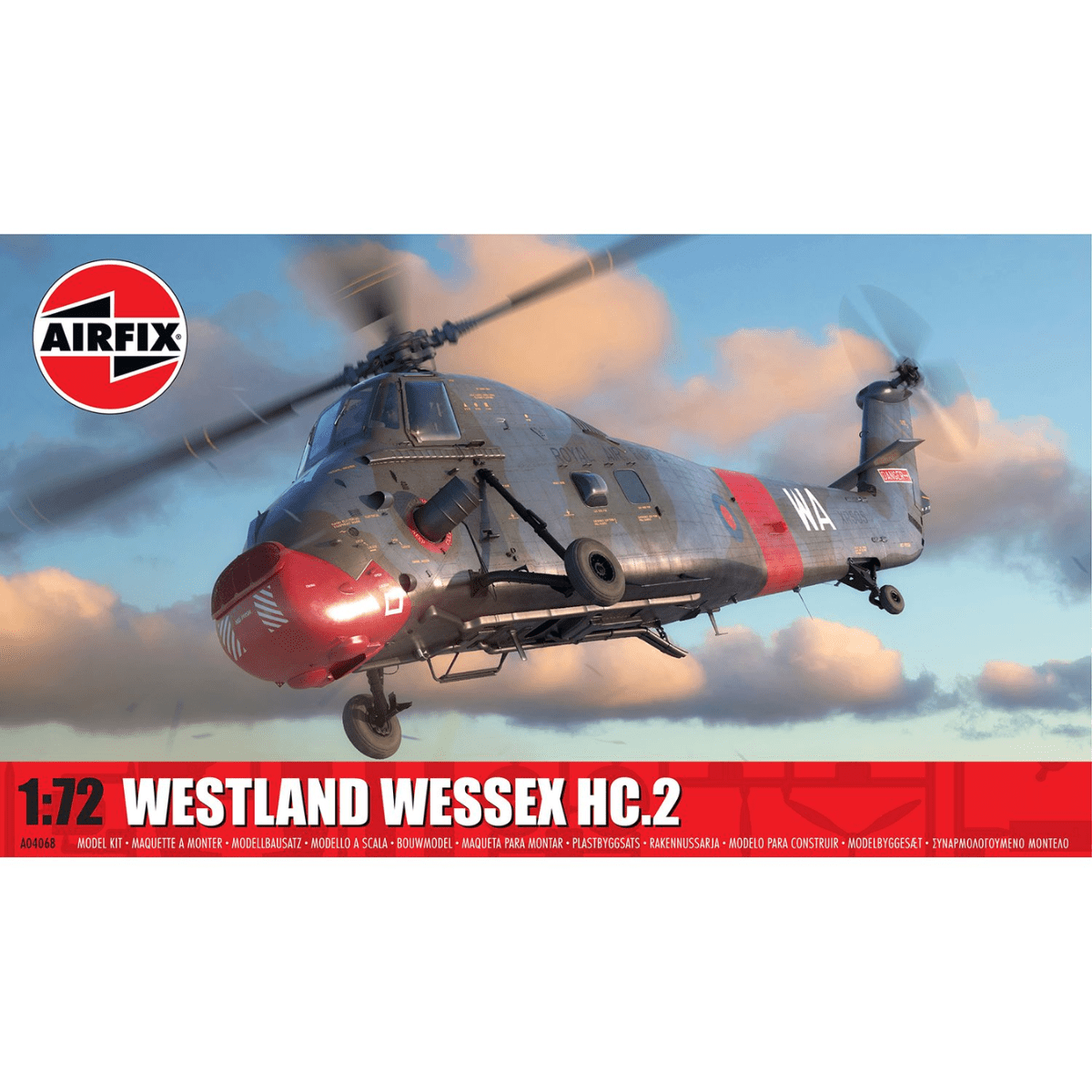 Airfix A04068 Westland Wessex HC.2 Plastic Kit - 1:72 Scale - Phillips Hobbies