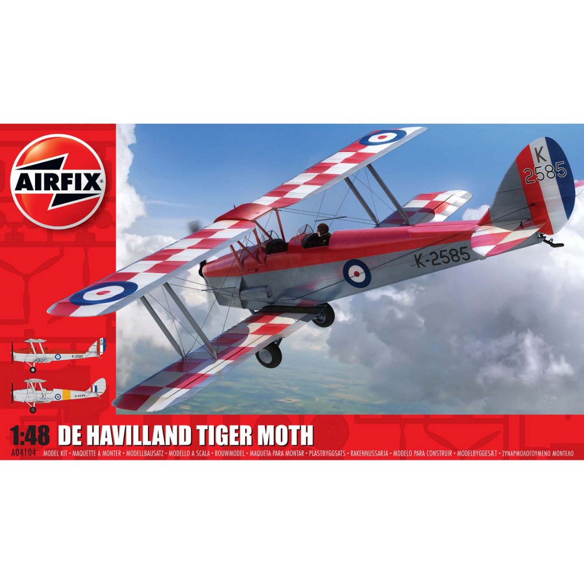 Airfix A04104 de Havilland D.H.82a Tiger Moth 1:48 - Phillips Hobbies