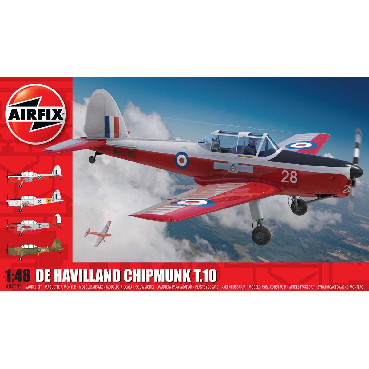 Airfix A04105 de Havilland Chipmunk T.10 1:48 - Phillips Hobbies
