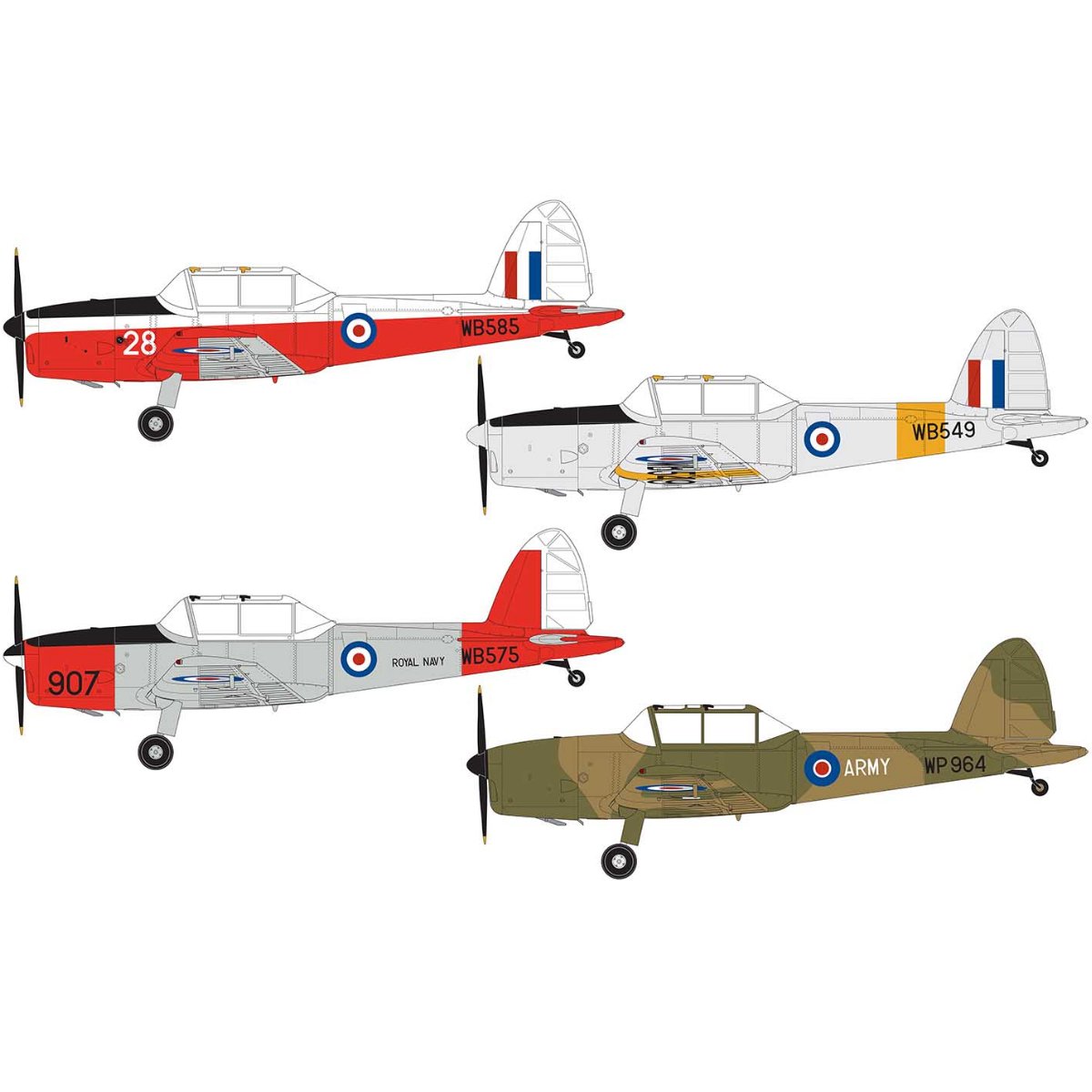 Airfix A04105 de Havilland Chipmunk T.10 1:48 - Phillips Hobbies