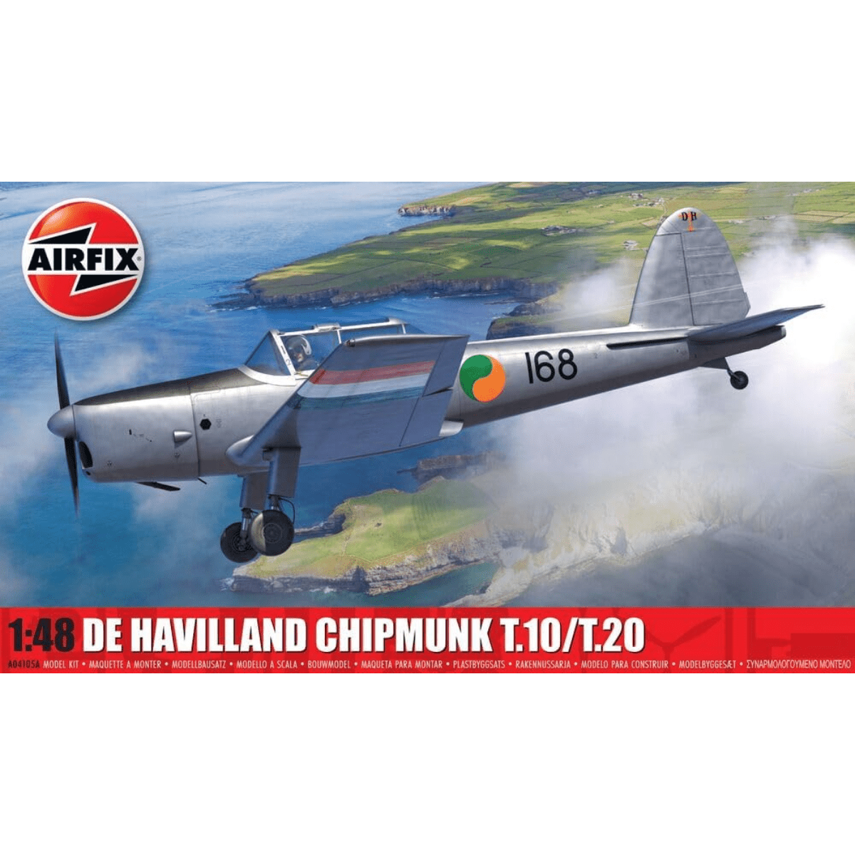 Airfix A04105A de Havilland Chipmunk T.10/T.20 Plastic Kit - 1:48 Scale - Phillips Hobbies