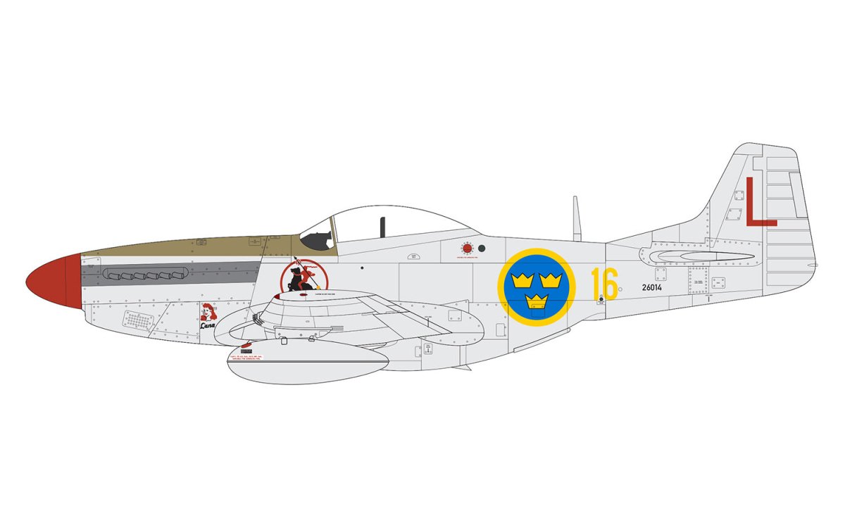 Airfix A05136 North American F51D Mustang 1:48 - Phillips Hobbies