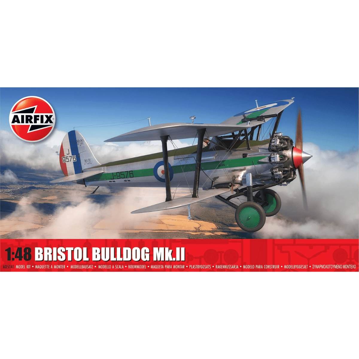 Airfix A05141 Bristol Bulldog Mk.II Plastic Kit - 1:48 Scale - Phillips Hobbies