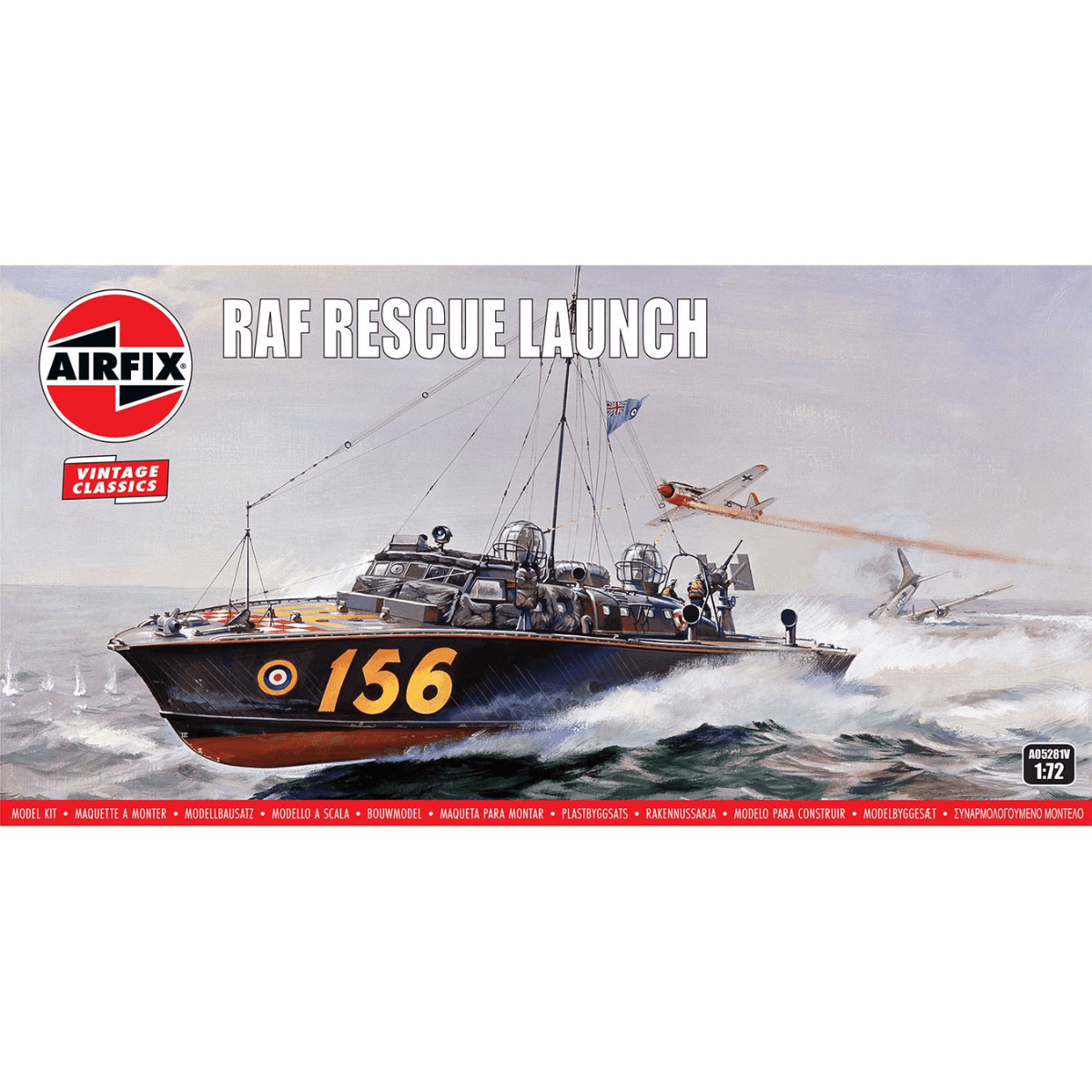 Airfix A05281V RAF Rescue Launch Plastic Kit - 1:72 Scale - Phillips Hobbies