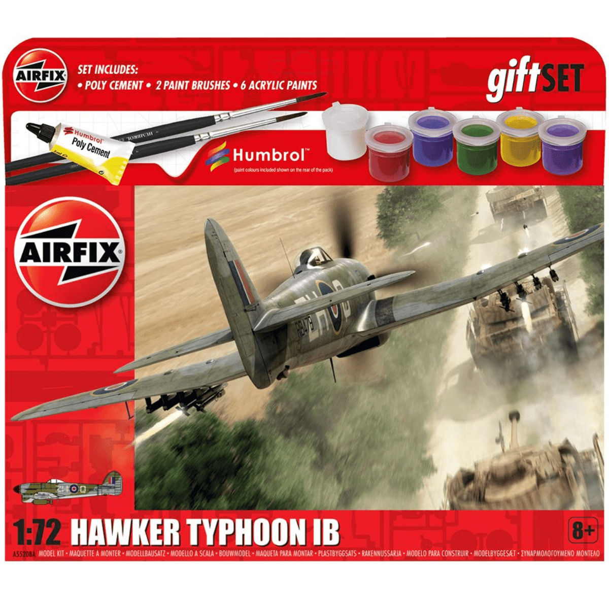 Airfix A55208A Hawker Typhoon Mk.Ib Hanging Gift Set 1:72 - Phillips Hobbies