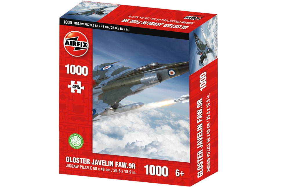 Airfix Gloster Javelin FAW.9R 1000 Piece Jigsaw Puzzle - Phillips Hobbies