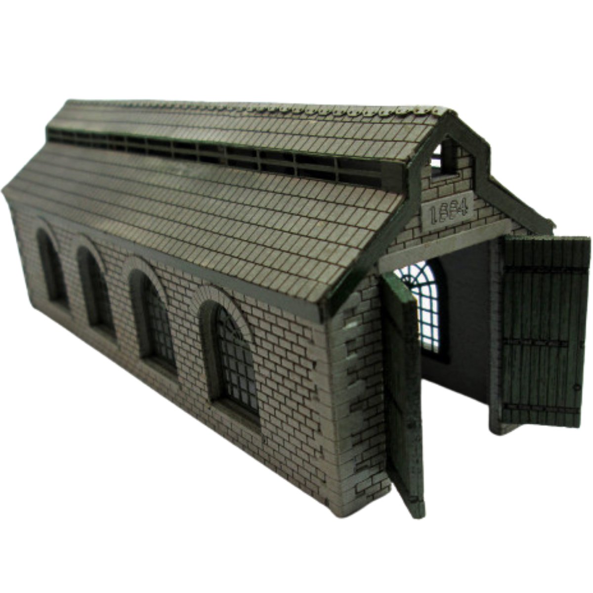 Ancorton Models NES1 Engine Shed - Single Track (N Gauge) - Phillips Hobbies