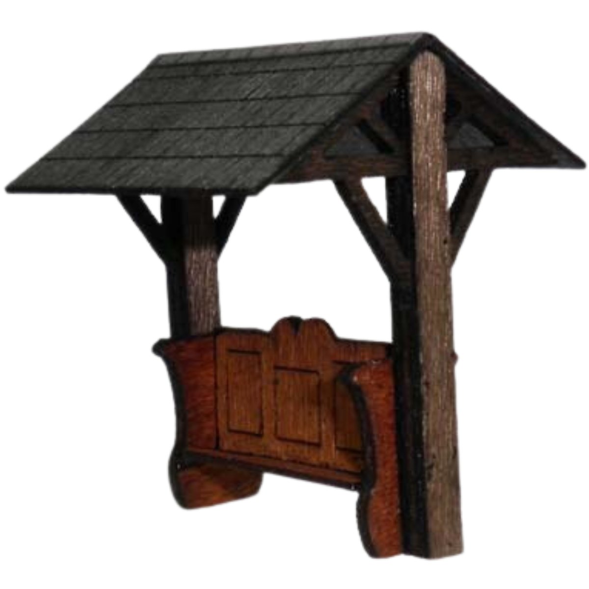 Ancorton Models Village Green Bench With Canopy Kit (OO Gauge) - Phillips Hobbies