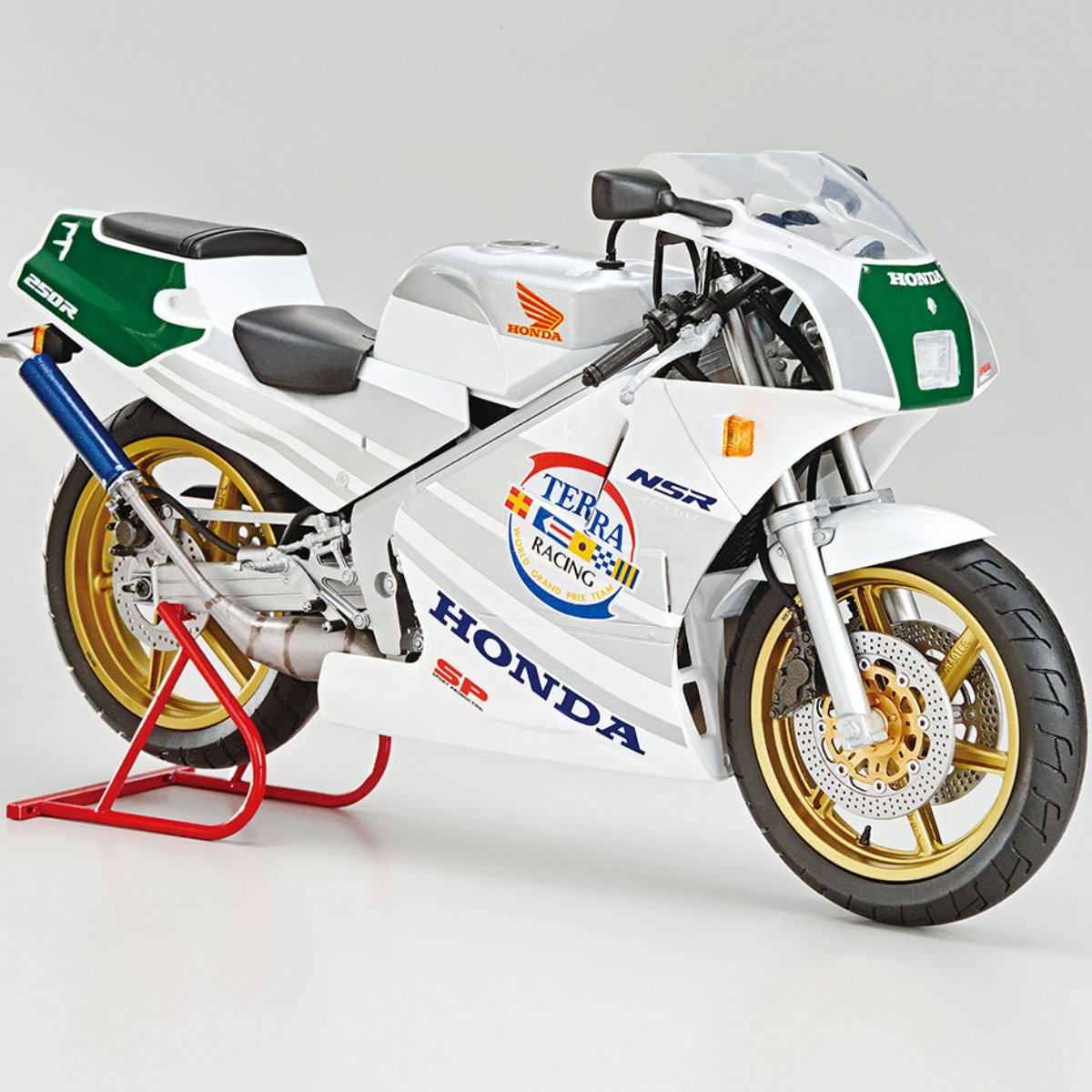 Aoshima Honda MC18 NSR250R SP Custom '89 Plastic Kit - 1:12 Scale - Phillips Hobbies