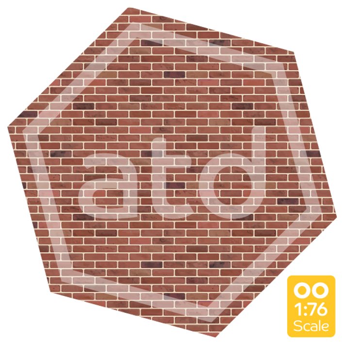 ATD Models Red Brick Texture Pack - OO Gauge - Phillips Hobbies