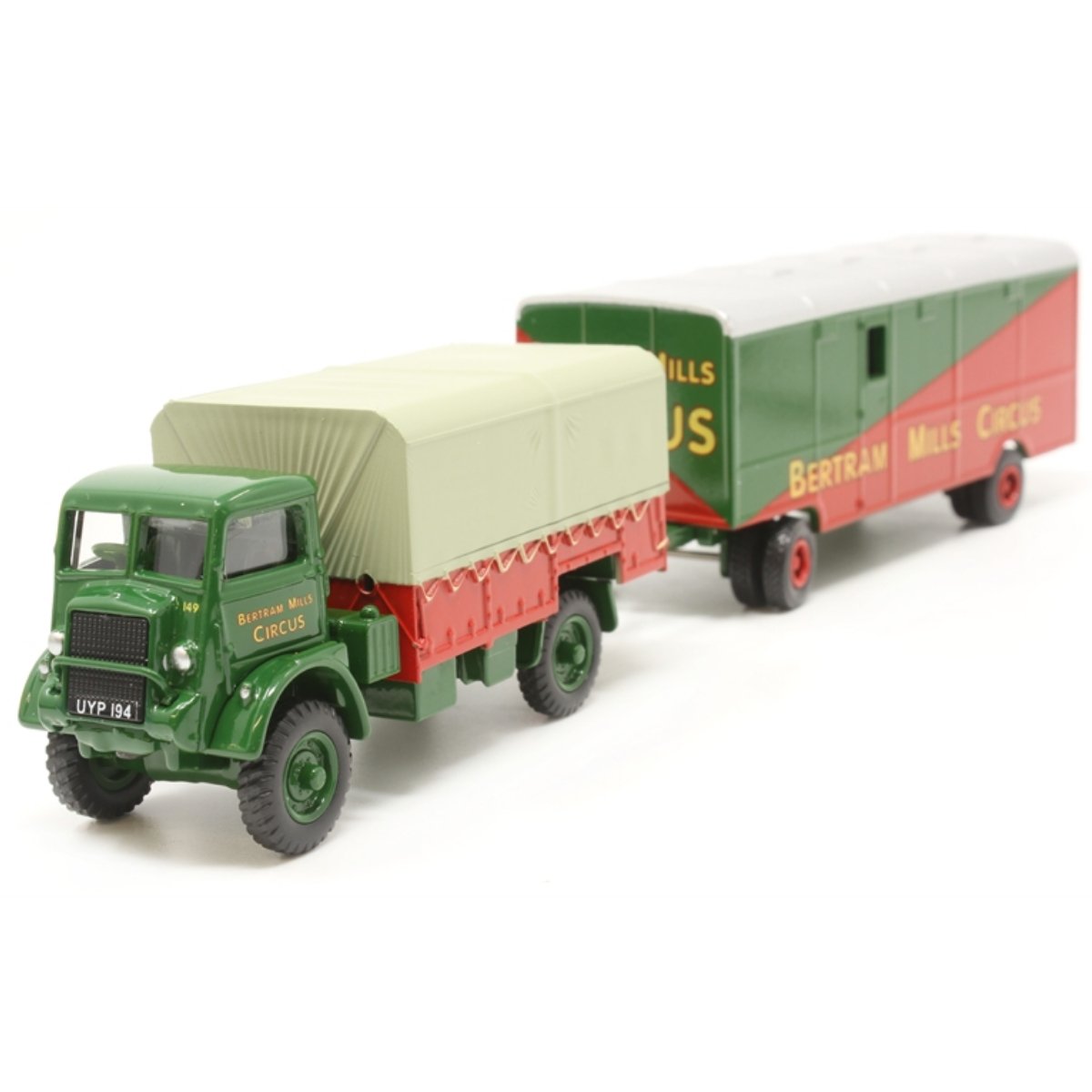 Atlas Editions Bedford QL and Baggage Wagon - Bertram Mills Circus - Phillips Hobbies