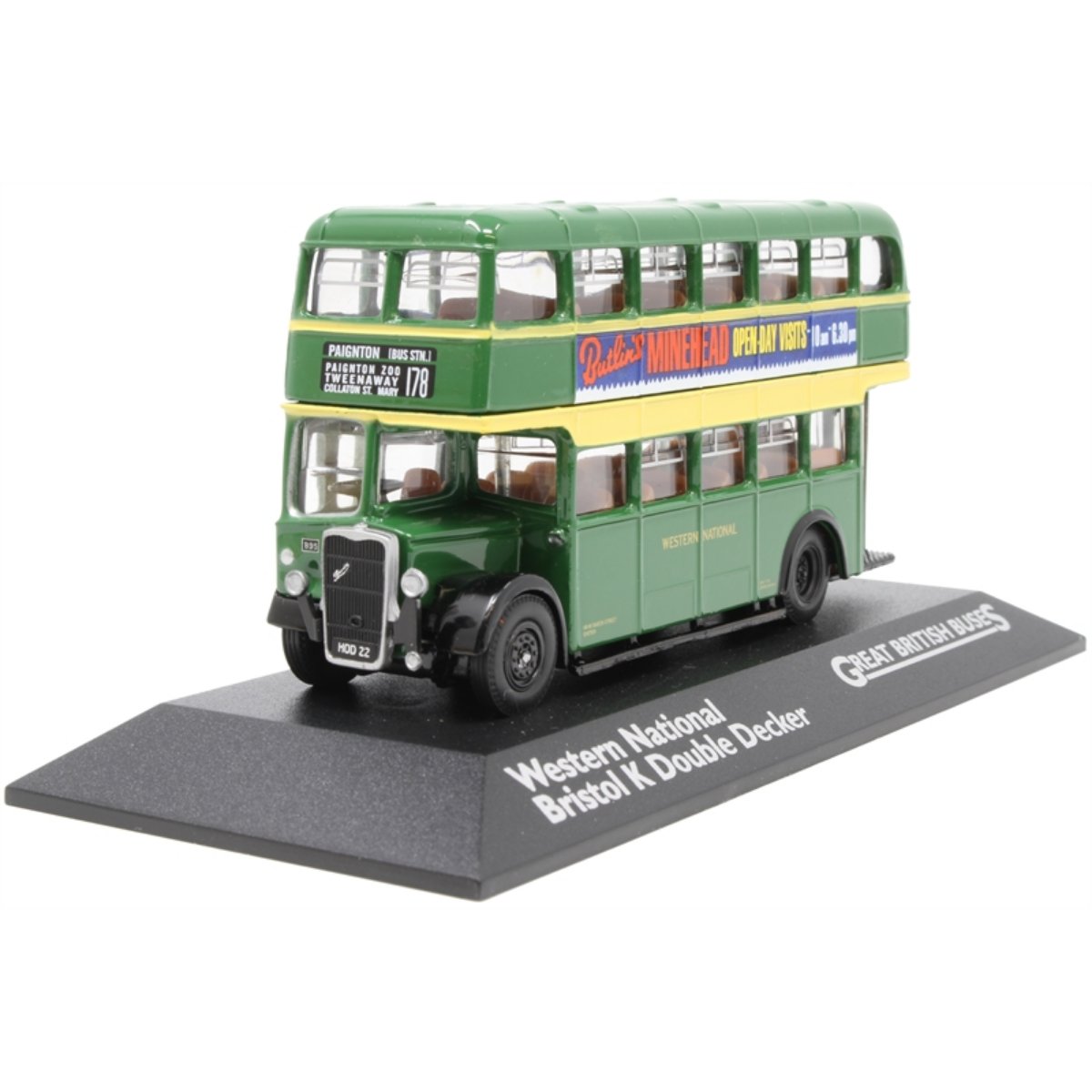 Atlas Editions Bristol K Double Decker - Western National - Phillips Hobbies